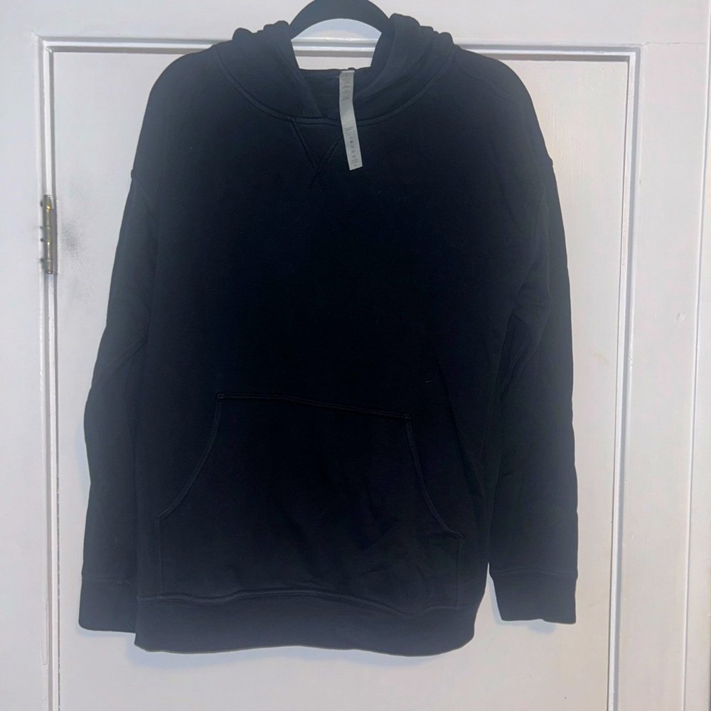Womens Black Lululemon Hooded Sweatshirt